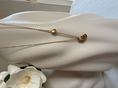 Çelik Gold Ay Yıldız Kolye