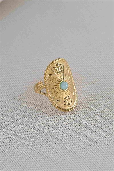 Çelik Gold Marin Yüzük