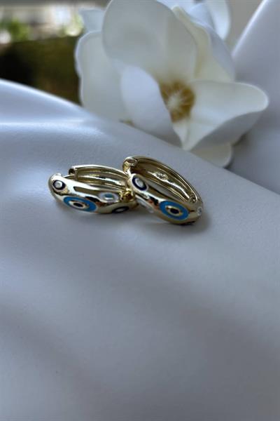 Çelik Gold Nazar Küpe