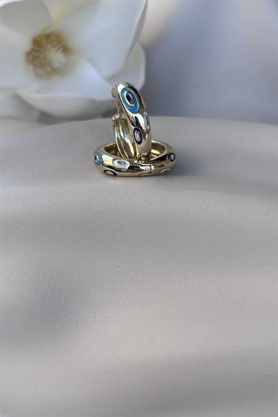 Çelik Gold Nazar Küpe