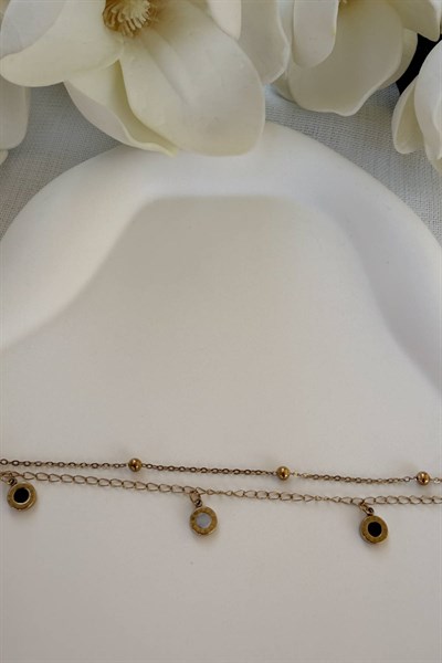 Çelik Gold Sedefli MRK Halhal