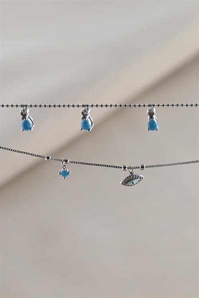 Çelik Gümüş Nazar Halhal