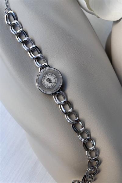 Çelik Gümüş Tiva Bileklik