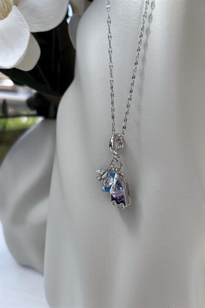 Çelik Gümüş Zeva Kolye