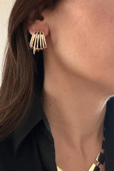 Çelik Işık Şelalesi Küpe