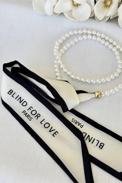 Özel Seri İnci Fular Kolye