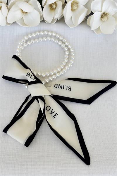 Özel Seri İnci Fular Kolye