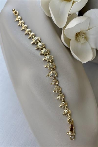 VİP 14K Kaplumbağa Bileklik