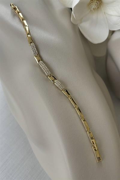 VİP 14K Taş Detay Bileklik