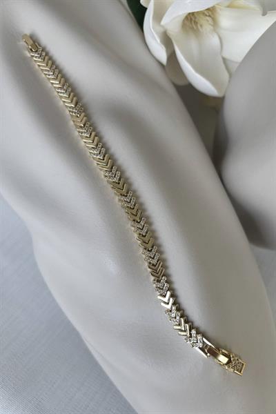 VİP 14K Taşlı Bileklik