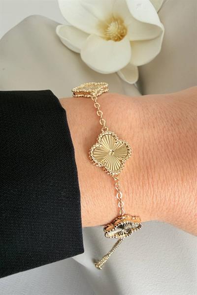 VİP 3lü  Yonca Bileklik