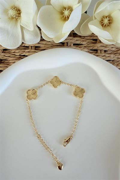 VİP 3lü  Yonca Bileklik