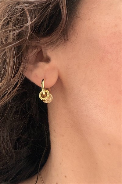 VİP Gold Taşlı MRK Küpe