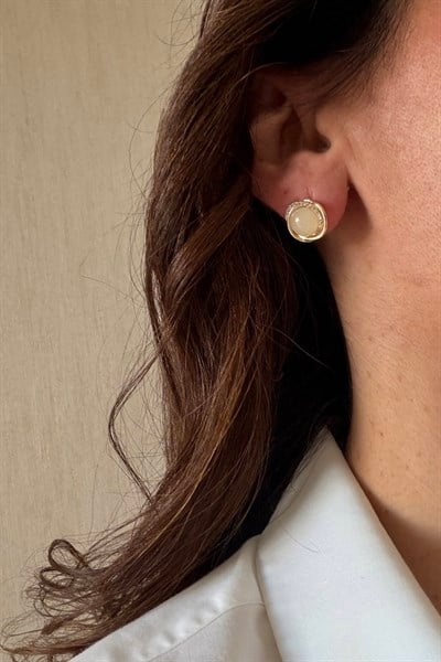 VİP İnci Işıltısı Küpe