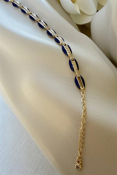 VİP Lacivert Işıltı Bileklik