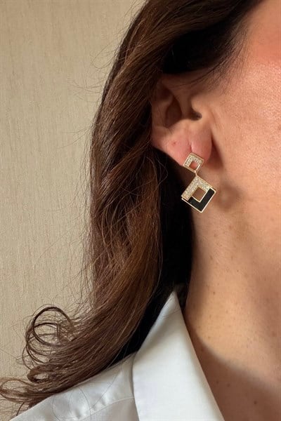 VİP Noir Elegance Küpe