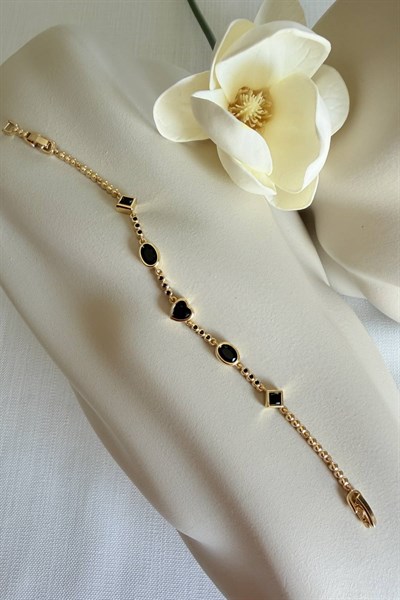 VİP Siyah Işıltı Bileklik