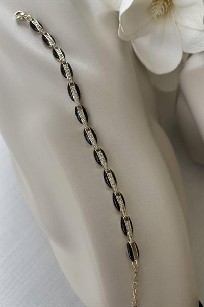 VİP Siyah Işıltı Bileklik