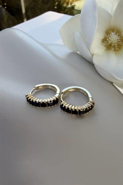 VİP Siyah Işıltı Küpe