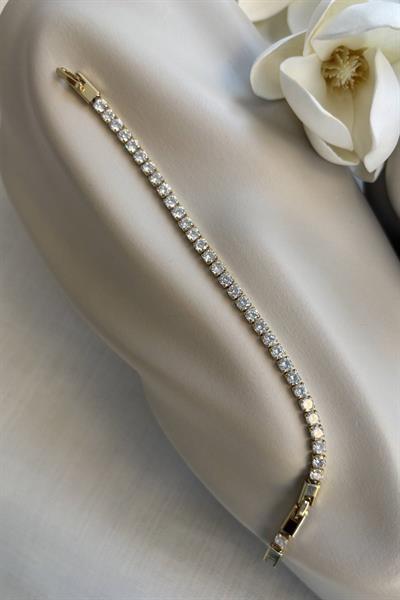 Xuping 14K Kalın Su Yolu Bileklik