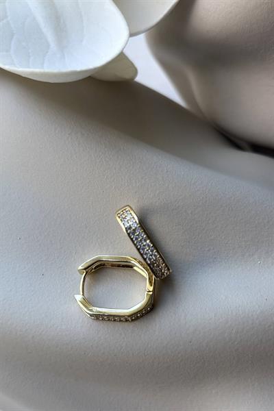Xuping 14K Zirkon Taşlı Küpe