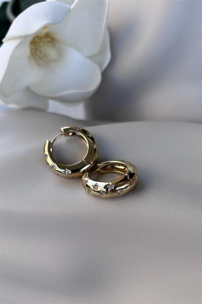 Xuping Yıldız Taşlı Küpe