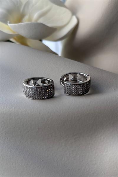 Xuping Zikon Taşlı Halka Küpe