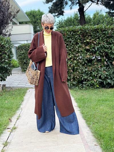 ACI KAHVE SALAŞ UZUN TRİKO HIRKA