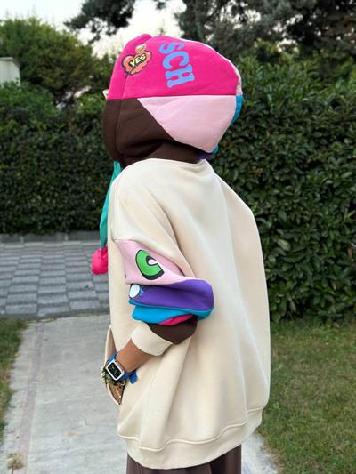 BEJ S.STUDIO CARTOON TASARIM HOODIE