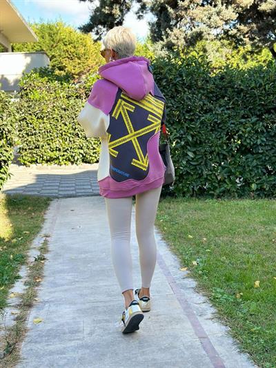 BEJ FİTİLLİ YÜKSEK BEL TAYT