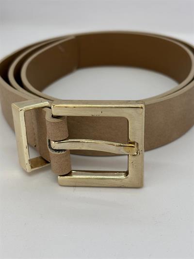 BEJ SUNİ DERİ ESKİTME KEMER