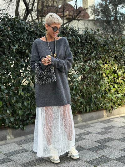 BEYAZ S.STUDIO SOFT TOUCH MAXI DANTEL ETEK