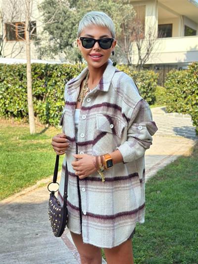 BORDO OVERSIZE ODUNCU GÖMLEK