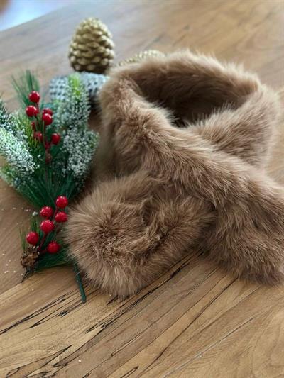 CAMEL MNG MODEL KÜRK BOYUNLUK