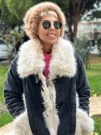 CAMEL PELUŞ BANDANA