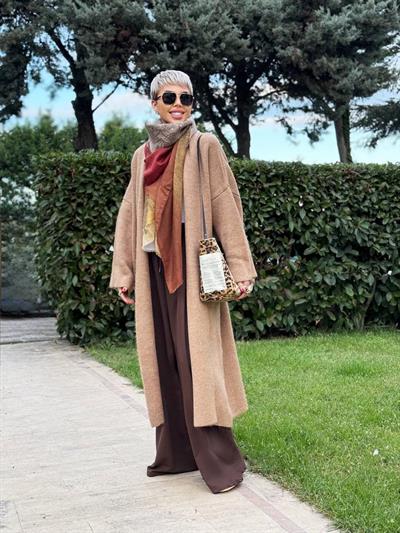 CAMEL SALAŞ UZUN TRİKO HIRKA