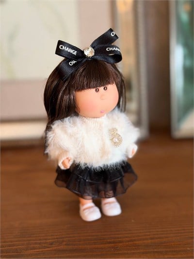 CHARM BEBEK AKSESUAR SİYAH KURDELE TOKALI