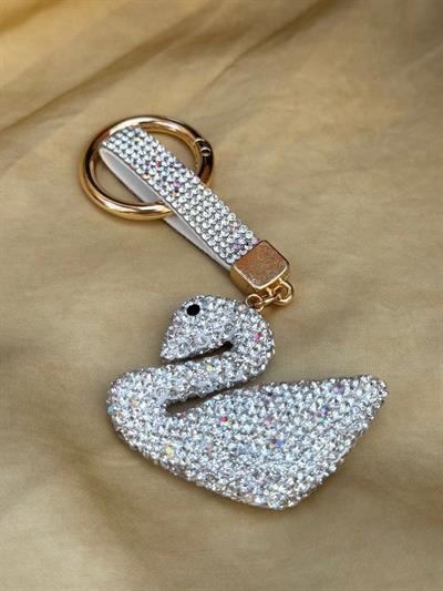 CRYSTAL SWAN  CHARM