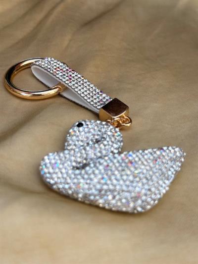 CRYSTAL SWAN  CHARM