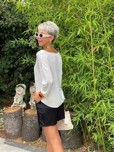 EKRU KAYIK YAKA MERSERİZE