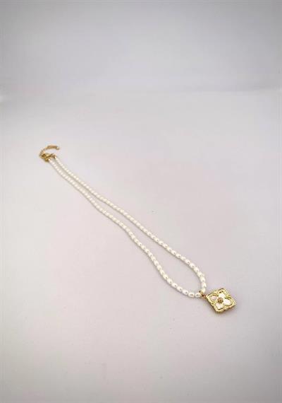 ELEGANT PEARL BLOOM KOLYE