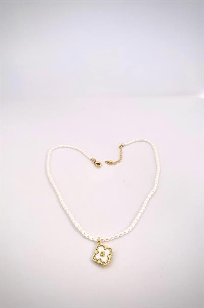ELEGANT PEARL BLOOM KOLYE