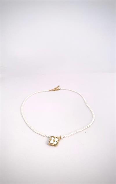 ELEGANT PEARL BLOOM KOLYE