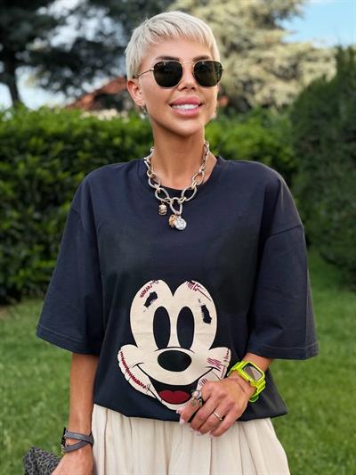 FÜME MICKEY BASKILI TSHIRT