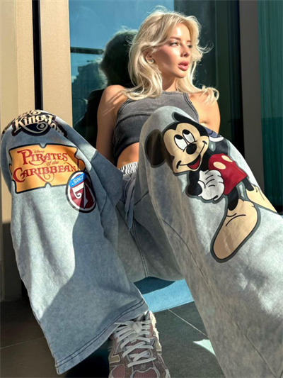 GRİ MICKEY MOUSE BASKILI EŞOFMAN