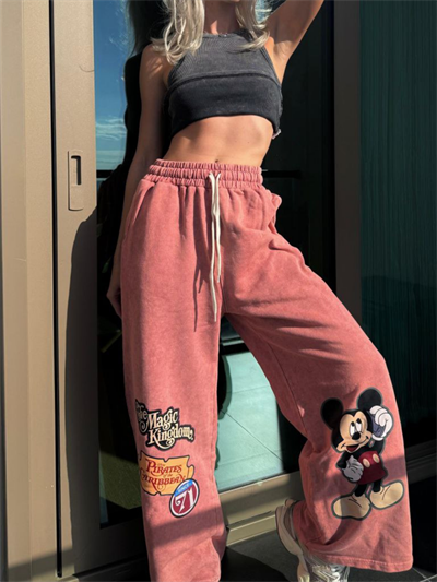 GÜL KURUSU MICKEY MOUSE BASKILI EŞOFMAN