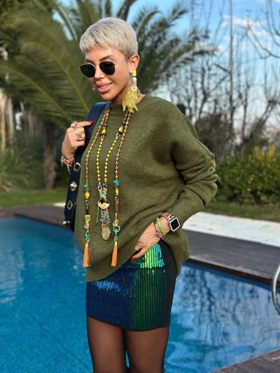 HAKİ BİSİKLET YAKA SALAŞ TRİKO