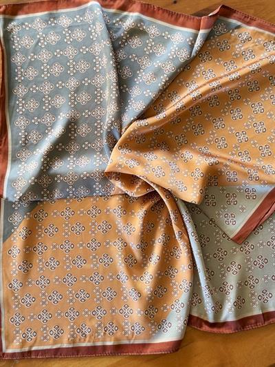 KAHVE FLORAL PATTERN FULAR