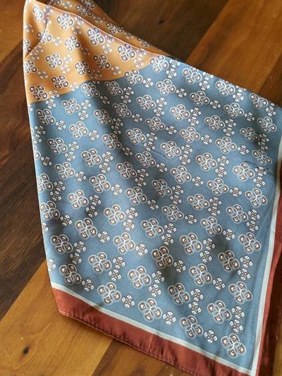 KAHVE FLORAL PATTERN FULAR