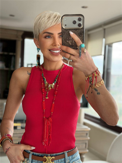 KIRMIZI BİSİKLET YAKA FİTİLLİ ATLET